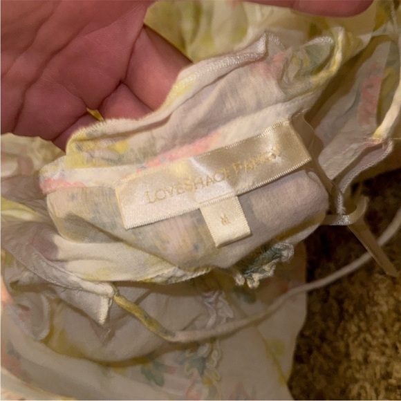 LoveShackFancy Frista Floral Print
Ruffled Mini Dress size medium - Picture 7 of 7